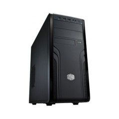 Cooler Master CM Force 500 ATX Tower Case - Sleek Black Design, Versatile Cooling, No Power Supply Included (SKU: 4719512041802)